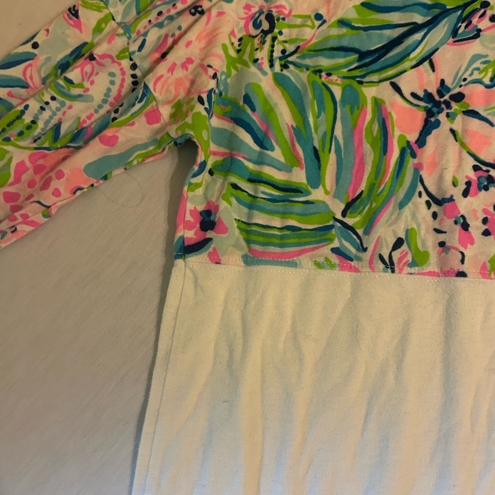 Lilly Pulitzer Multicolor Floral Long Sleeve Top - Picture 4 of 6
